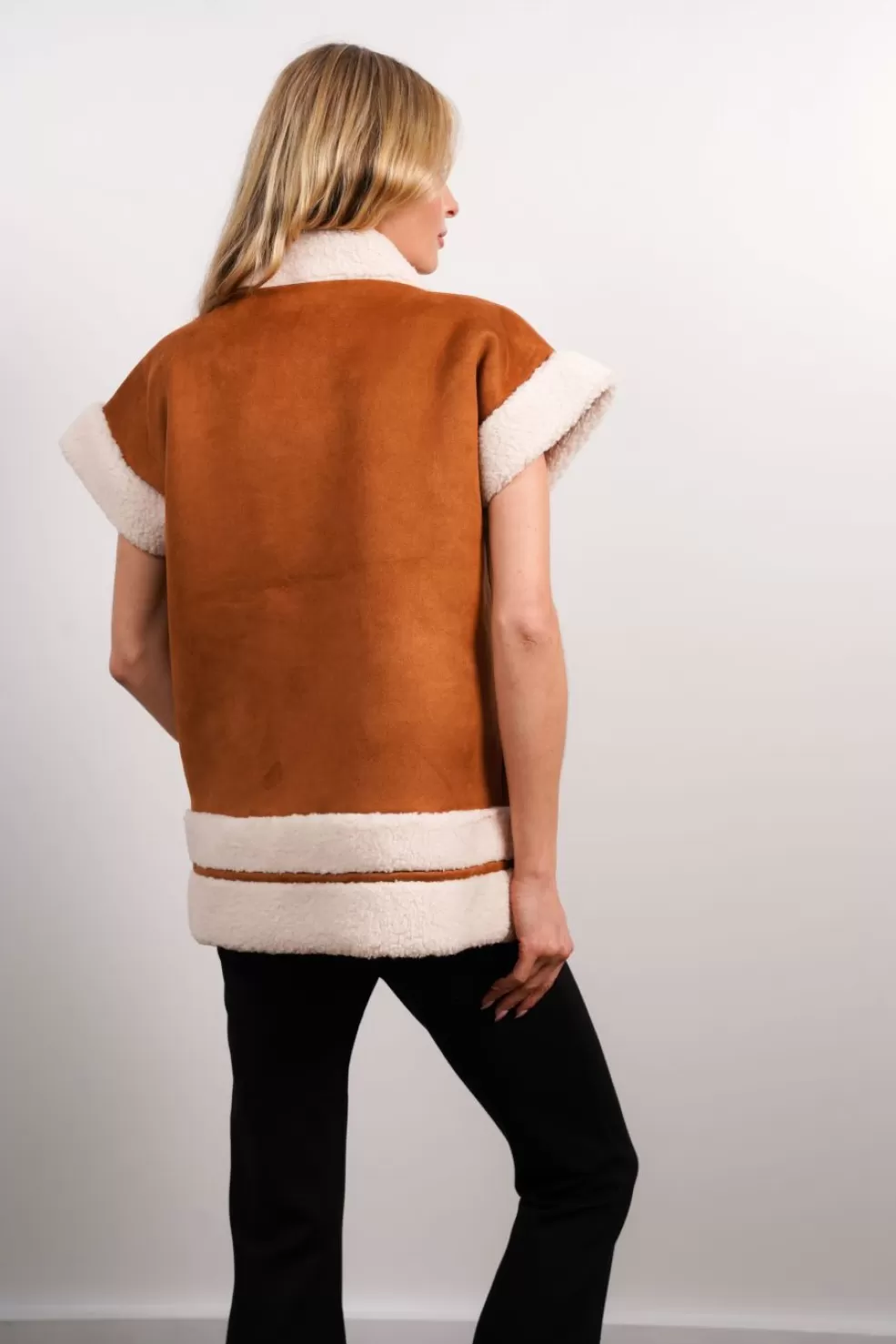 Cheap Alwyn Shearling Vest Women Jackets