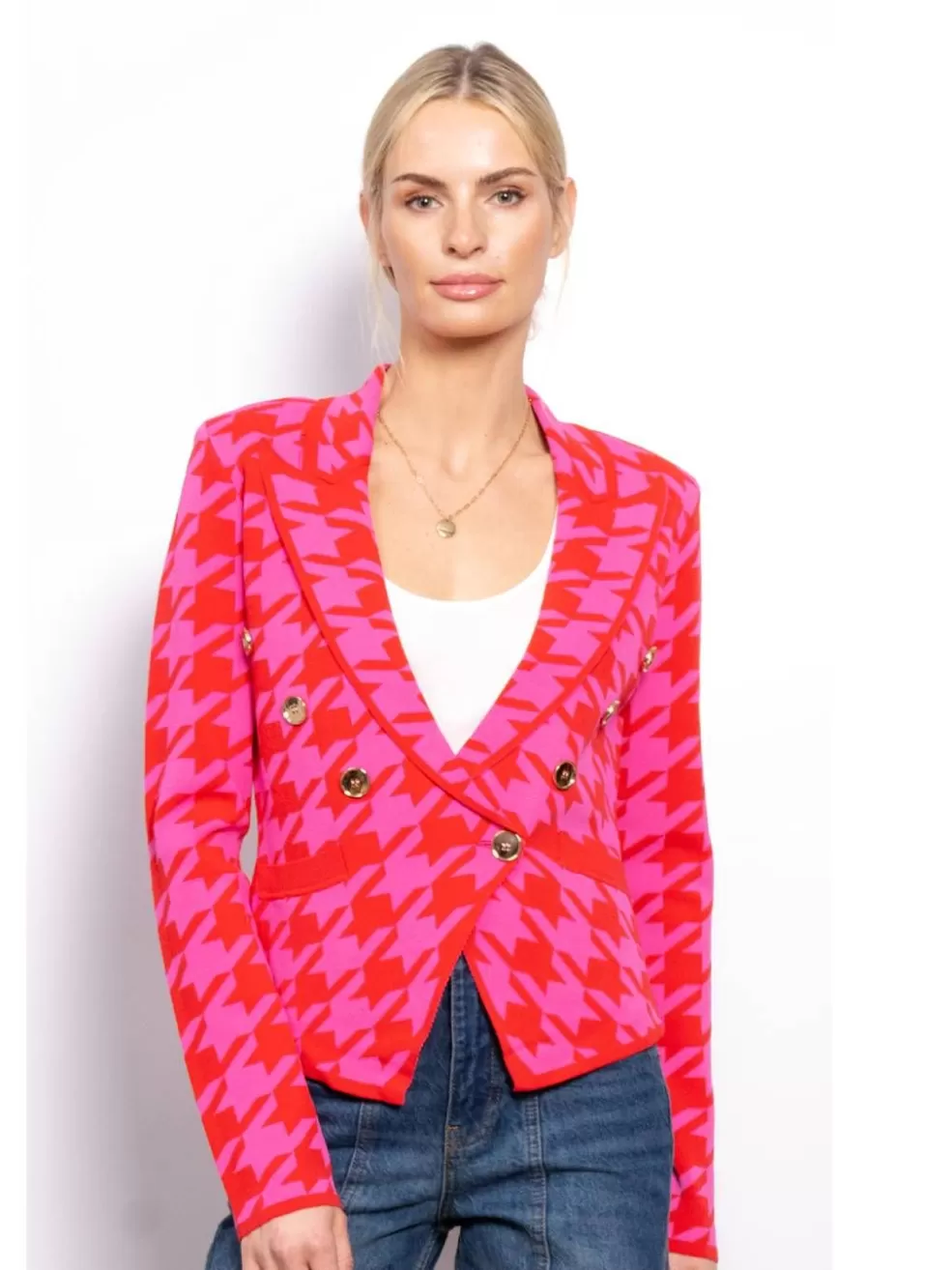 Flash Sale Everly Double Breasted Blazer Women Jackets