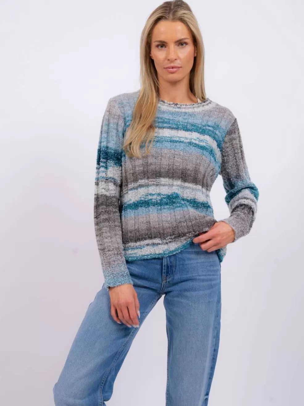 Sale Josie Rib Crew Neck Women Sweaters