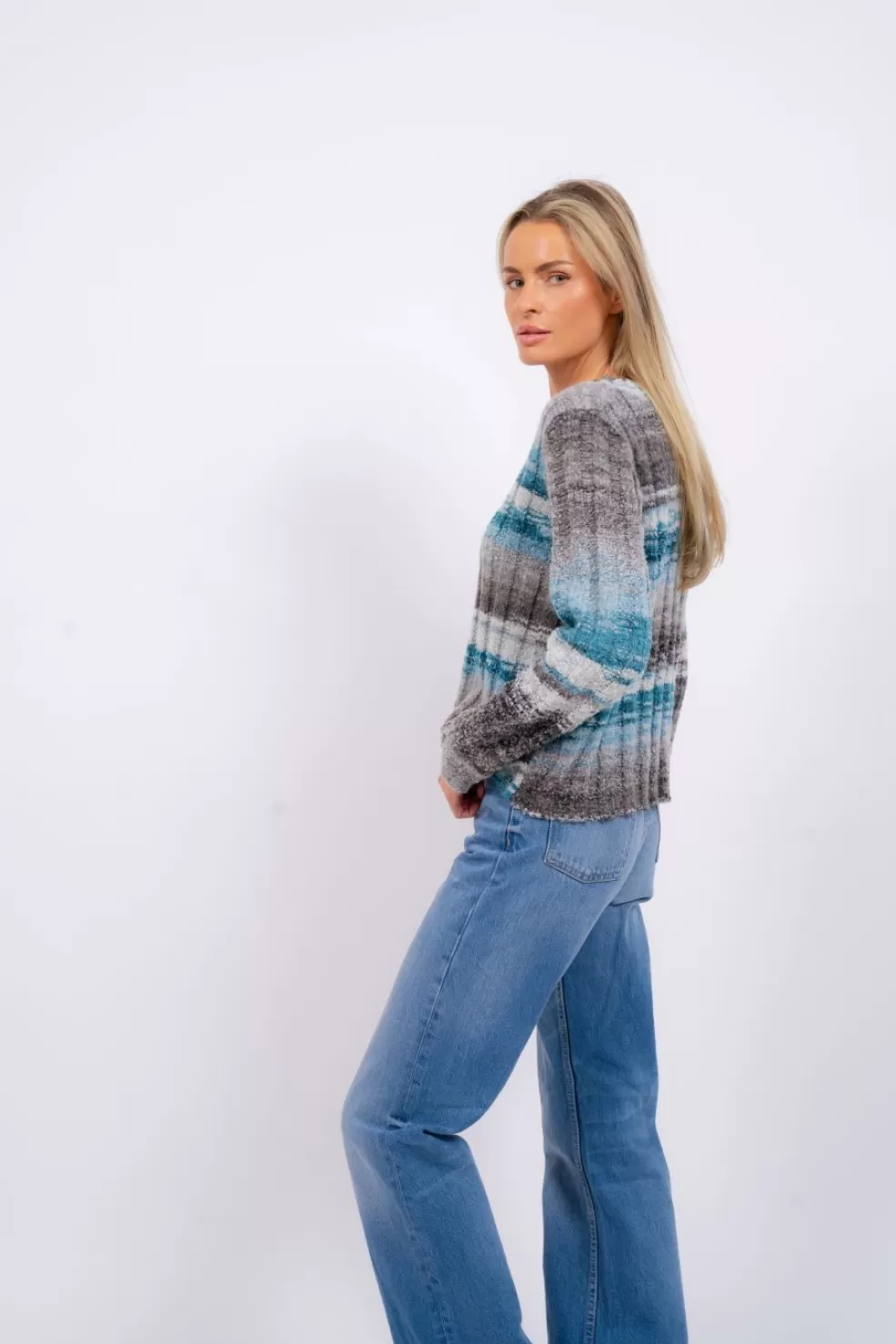 Sale Josie Rib Crew Neck Women Sweaters