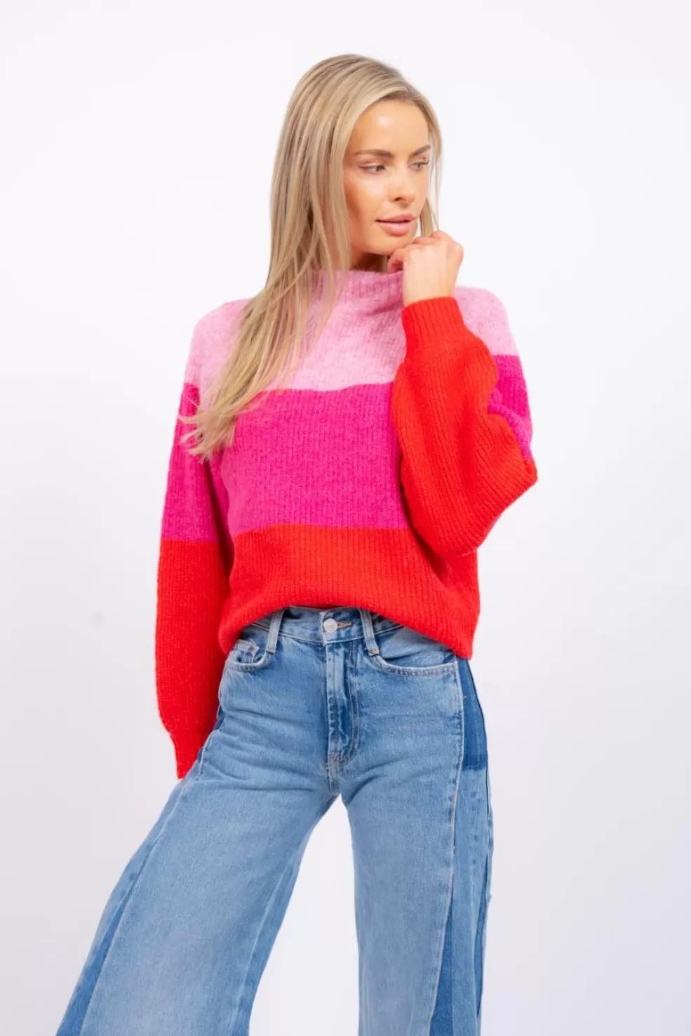 Shop Livi Stripe Turtleneck Women Sweaters