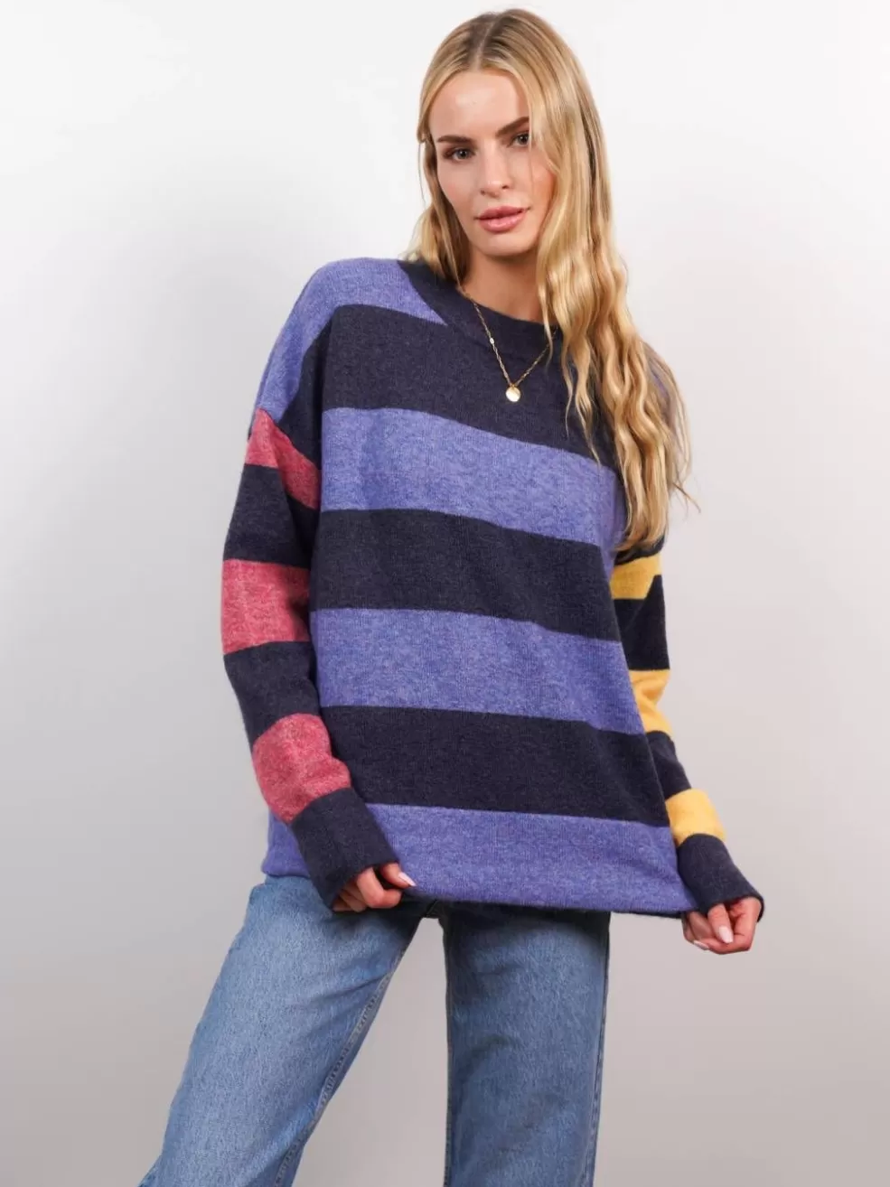 Flash Sale Mia Oversized Crew Women Sweaters