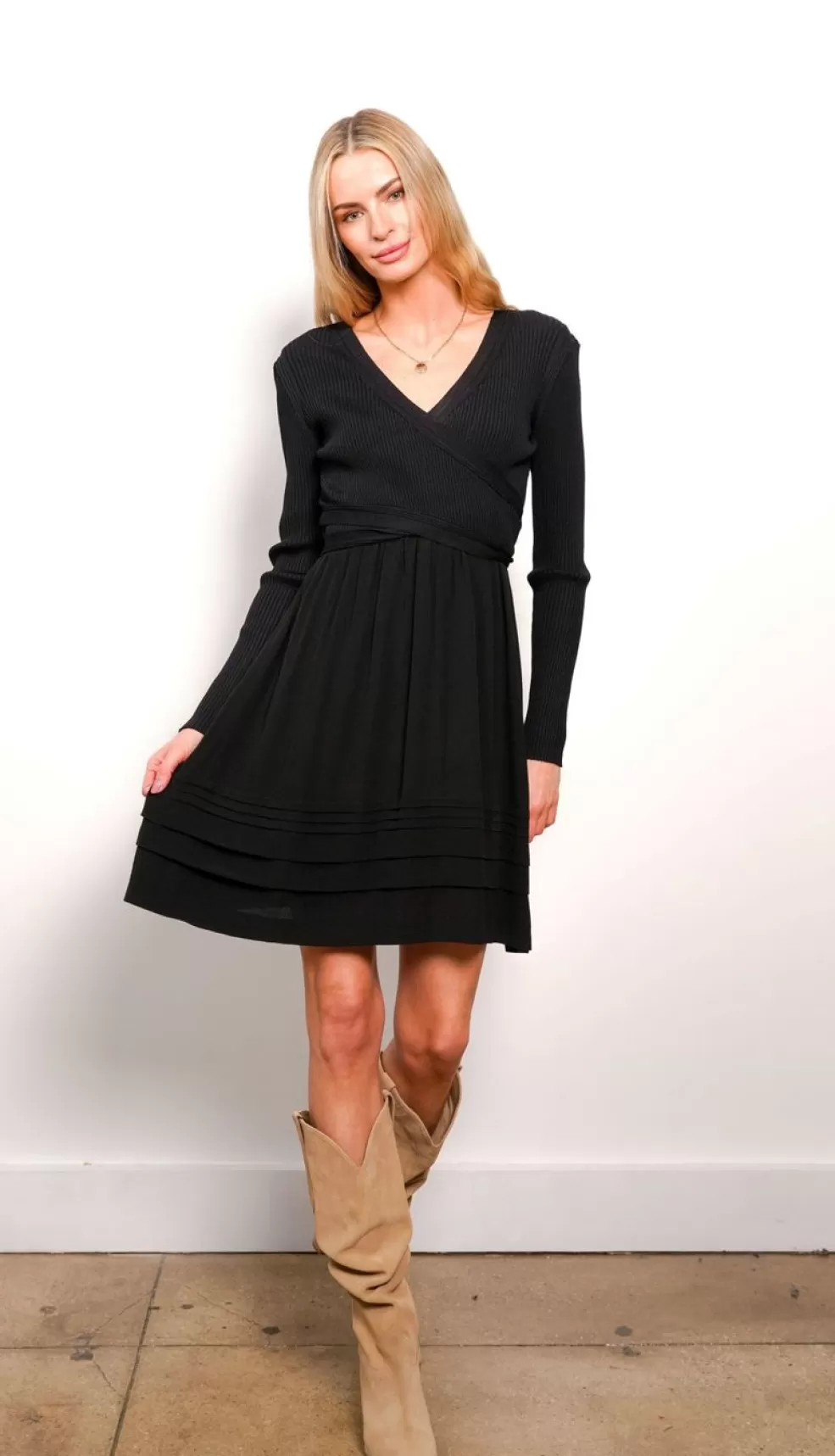 Best Piper Cross Front Dress Women Dresses