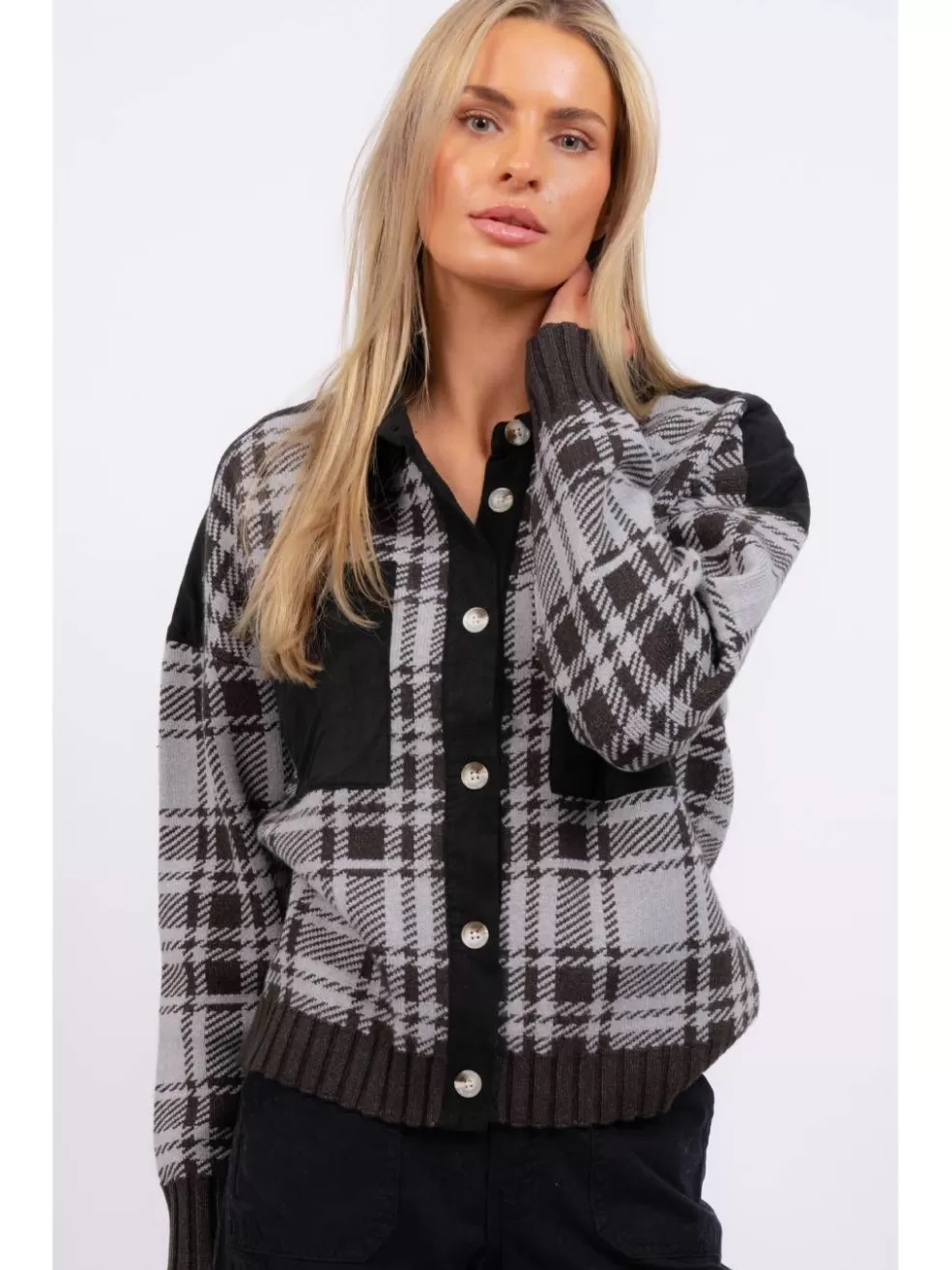 Sale Rhea Plaid Shacket Women Jackets