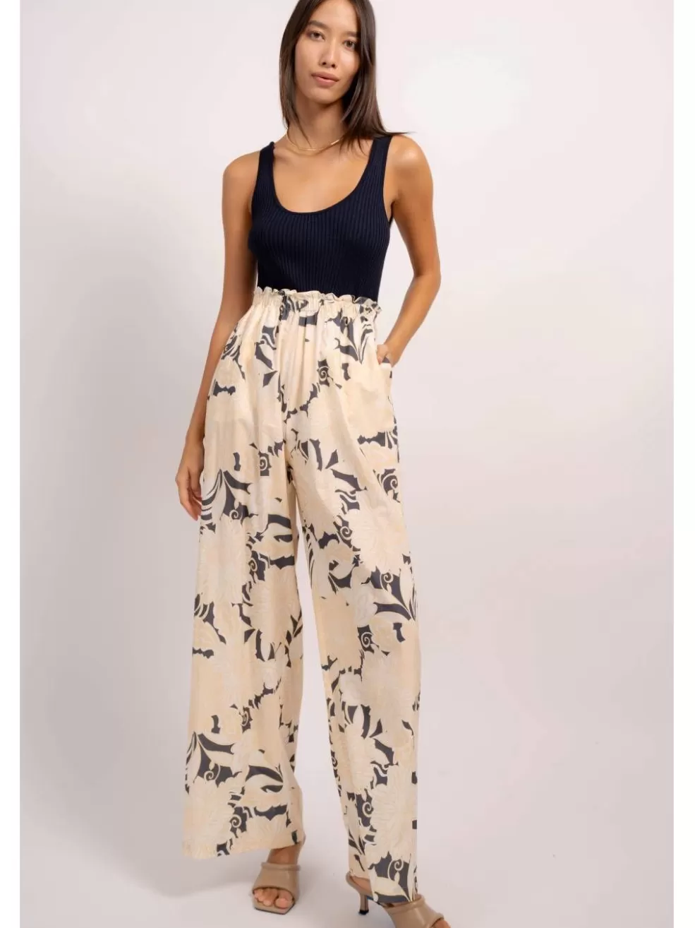 Fashion Roan Printed Jumpsuit Women Bottoms