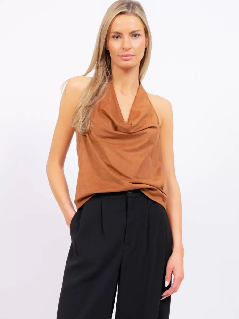 Outlet Ryan Cowl Neck Women Tops