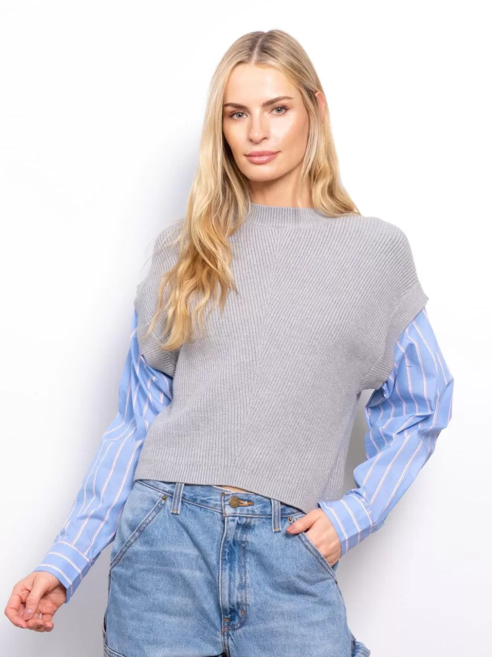 Hot Sutton Shirt Sleeve Sweater Women Sweaters