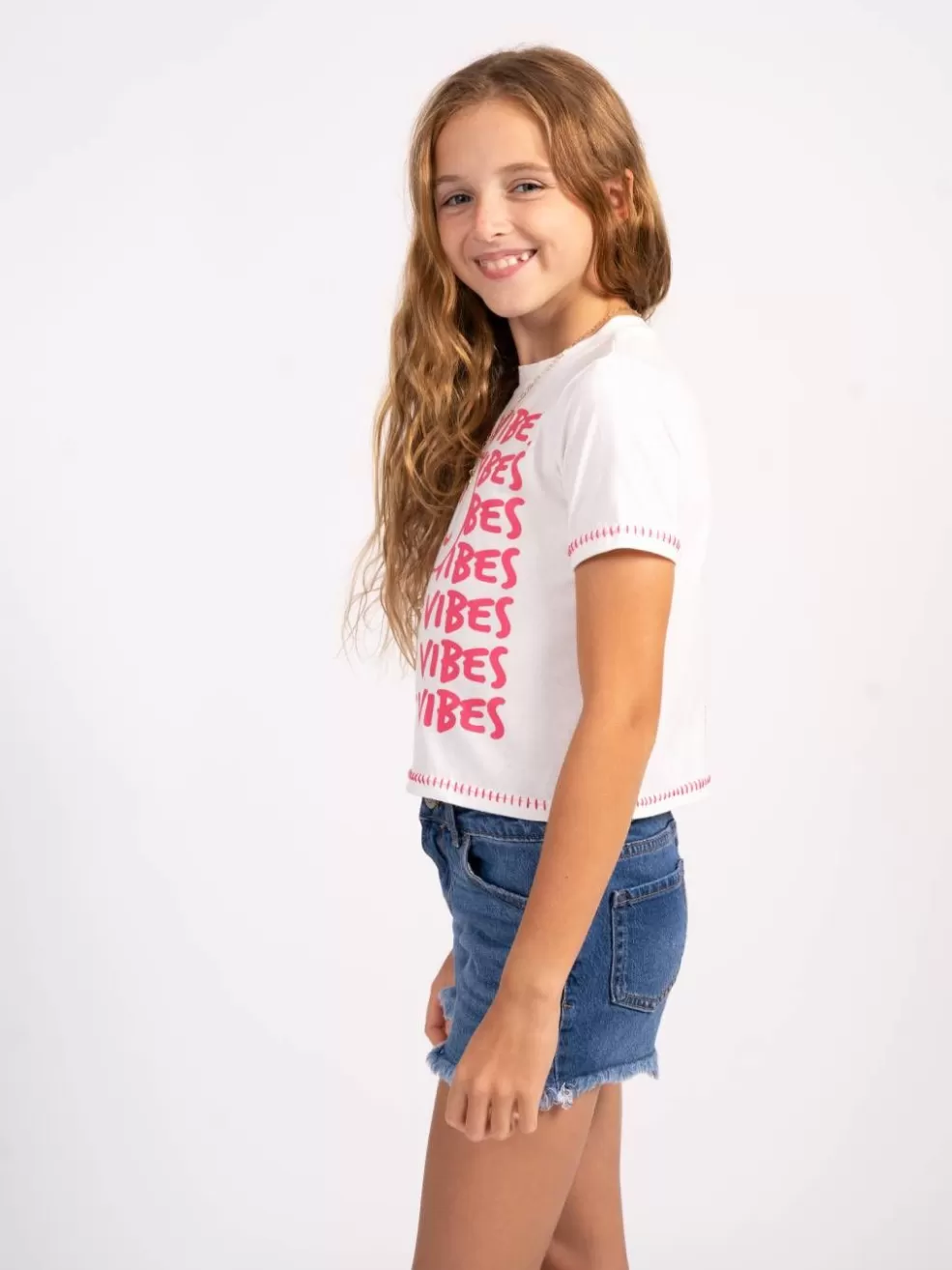 Best Sale Tara Good Vibes Graphic Tee Kids Clothing