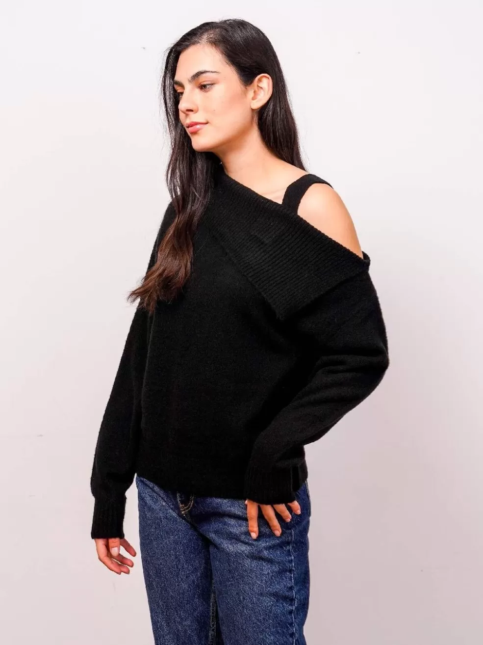 Fashion Yvonne Cold Shoulder Sweater Women Sweaters